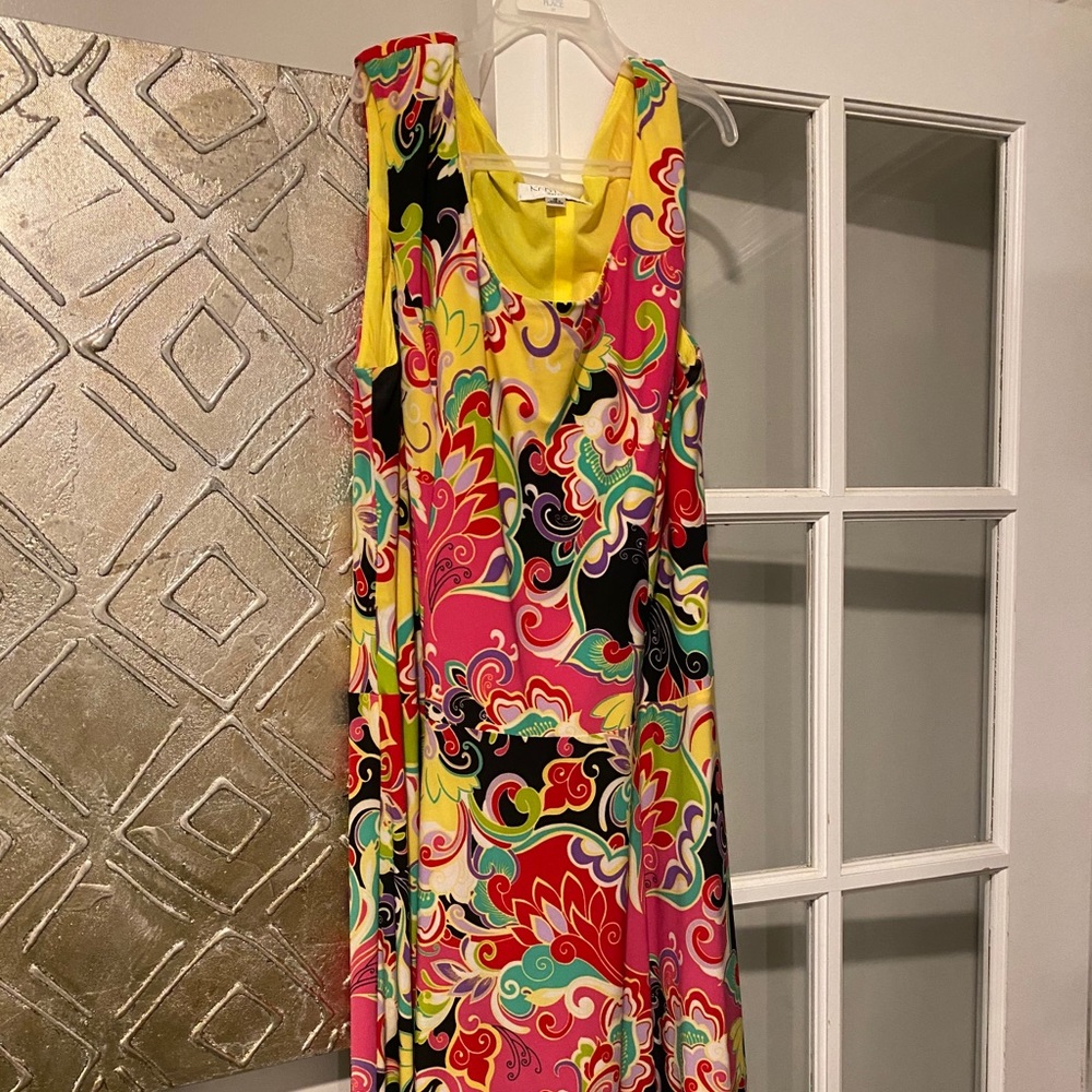 Cocktail multi colored dress (work to evening)